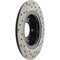 Centric Parts Sport Cross Drilled Brake Rotor, 128.45085R 128.45085R - alternate 5